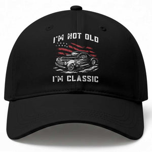 I'm Not Old I'm Classic Baseball Cap 1941 American Classic Hotrod TS14 Print Your Wear