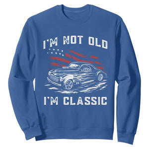I'm Not Old I'm Classic Sweatshirt 1941 American Classic Hotrod TS14 Royal Blue Print Your Wear