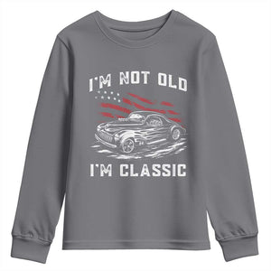 I'm Not Old I'm Classic Youth Sweatshirt 1941 American Classic Hotrod TS14 Charcoal Print Your Wear