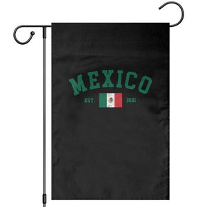 Mexico Mexican Flag Vintage Pride Garden Flag TS14 Black Print Your Wear