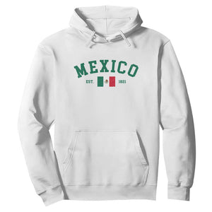 Mexico Mexican Flag Vintage Pride Hoodie TS14 White Print Your Wear