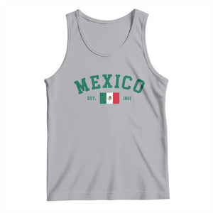 Mexico Mexican Flag Vintage Pride Tank Top TS14 Athletic Heather Print Your Wear