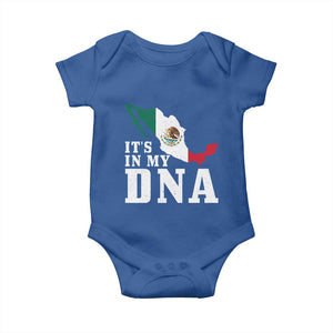 It's in My DNA Mexican Proud Hispanic Gift Mexico Flag Baby Onesie TS14 Royal Blue Print Your Wear