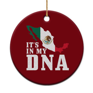 It's in My DNA Mexican Proud Hispanic Gift Mexico Flag Ceramic Ornament TS14 1pc Red Print Your Wear