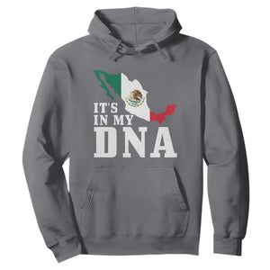 It's in My DNA Mexican Proud Hispanic Gift Mexico Flag Hoodie TS14 Charcoal Print Your Wear