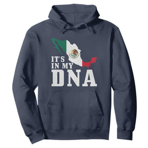 It's in My DNA Mexican Proud Hispanic Gift Mexico Flag Hoodie TS14 Navy Print Your Wear
