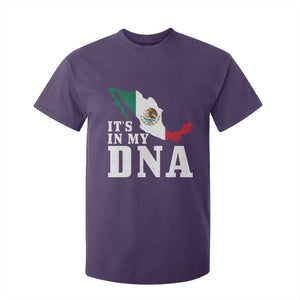 It's in My DNA Mexican Proud Hispanic Gift Mexico Flag T Shirt For Kid TS14 Purple Print Your Wear