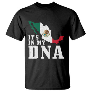 It's in My DNA Mexican Proud Hispanic Gift Mexico Flag T Shirt TS14 Black Print Your Wear
