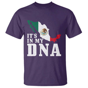 It's in My DNA Mexican Proud Hispanic Gift Mexico Flag T Shirt TS14 Purple Print Your Wear
