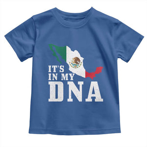 It's in My DNA Mexican Proud Hispanic Gift Mexico Flag Toddler T Shirt TS14 Royal Blue Print Your Wear