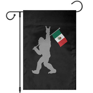 Bigfoot Rock On Hold Mexico Flag Sasquatch Believers Garden Flag TS14 Black Print Your Wear