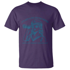 Funny Boat Captain Girl T Shirt It Is Not A Day On The Lake Until My Dinghy Comes Out TS14 Purple Print Your Wear