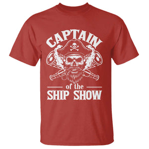 Funny Boat Captain Pun T Shirt Captain Of The Ship Show TS14 Red Print Your Wear