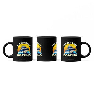 Funny Boater Coffee Mug I Love Motorboating TS14 Print Your Wear