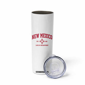 Vintage New Mexico Flag Zia Sun Souvenir Skinny Tumbler TS14 Print Your Wear