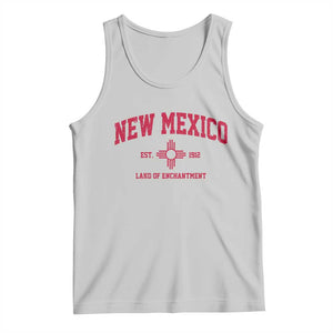 Vintage New Mexico Flag Zia Sun Souvenir Tank Top TS14 Ash Print Your Wear