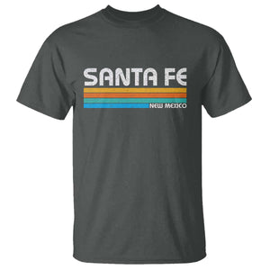 Retro Santa Fe New Mexico Distressed Souvenir T Shirt
