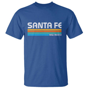 Retro Santa Fe New Mexico Distressed Souvenir T Shirt