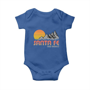 Retro Santa Fe New Mexico Mountain Southwest Baby Onesie TS14 Royal Blue Print Your Wear