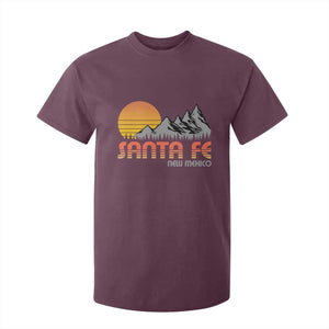 Retro Santa Fe New Mexico Mountain Southwest T Shirt For Kid TS14 Maroon Print Your Wear