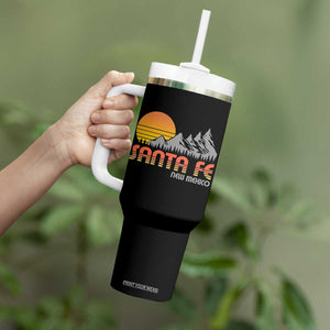 Retro Santa Fe New Mexico Mountain Southwest Tumbler With Handle TS14 Print Your Wear