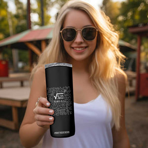 60th Birthday Math Skinny Tumbler Square Root of 3600 Funny Math Nerd 60 Year Old Gift