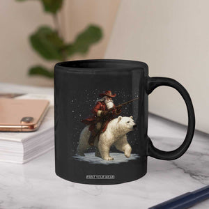 Funny Santa Gun Christmas Coffee Mug TS14 Print Your Wear