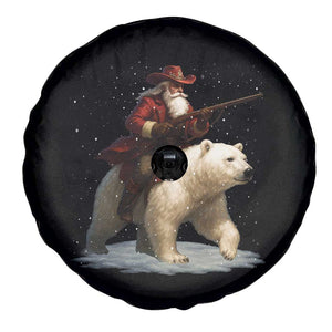 Funny Santa Gun Christmas Spare Tire Cover TS14 Print Your Wear