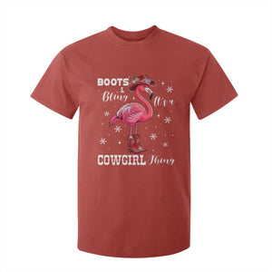 Cowboy Flamingo T Shirt For Kid Boots And Bling It Is A Cowgirl Thing TS14 Red Print Your Wear