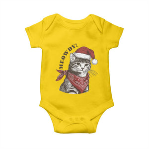 Cowboy Cat Christmas Baby Onesie Meowdy Western Rodeo TS14 Daisy Print Your Wear