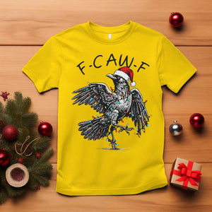 Christmas F Caw F T Shirt Funny Black Crow Meme TS14 Daisy Print Your Wear