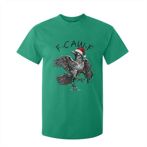 Christmas F Caw F T Shirt For Kid Funny Black Crow Meme TS14 Irish Green Print Your Wear