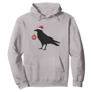 Christmas F Caw F Hoodie Funny Black Crow Merry Xmas TS14 Ice Gray Print Your Wear