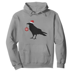 Christmas F Caw F Hoodie Funny Black Crow Merry Xmas TS14 Sport Gray Print Your Wear