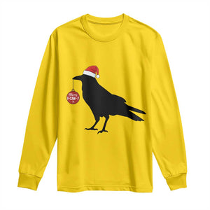 Christmas F Caw F Long Sleeve Shirt Funny Black Crow Merry Xmas TS14 Daisy Print Your Wear