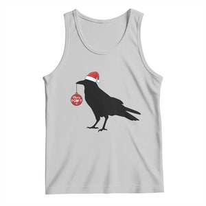 Christmas F Caw F Tank Top Funny Black Crow Merry Xmas TS14 Ash Print Your Wear