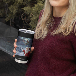 Funny Santa With Bigfoot Selfie Christmas Tumbler Cup TS14 Print Your Wear