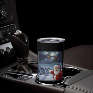 Funny Santa With Bigfoot Selfie Christmas Tumbler Cup TS14 Print Your Wear