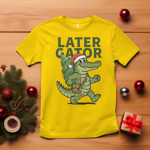 Funny Alligator Christmas T Shirt Lator Gator TS14 Daisy Print Your Wear