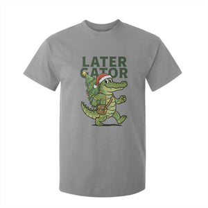 Funny Alligator Christmas T Shirt For Kid Lator Gator TS14 Sport Gray Print Your Wear