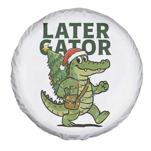 Funny Alligator Christmas Spare Tire Cover Lator Gator TS14 Print Your Wear