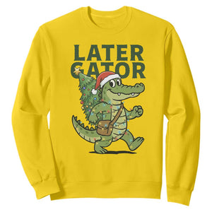 Funny Alligator Christmas Sweatshirt Lator Gator TS14 Daisy Print Your Wear