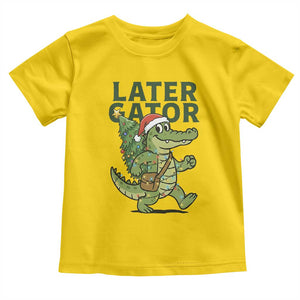 Funny Alligator Christmas Toddler T Shirt Lator Gator TS14 Daisy Print Your Wear