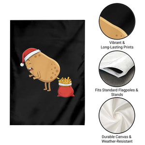 Funny French Fries Christmas Garden Flag Potato Food Eaters TS14 Print Your Wear