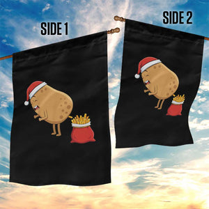 Funny French Fries Christmas Garden Flag Potato Food Eaters TS14 Print Your Wear