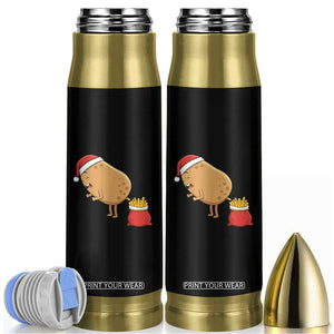 Funny French Fries Christmas Bullet Tumbler Potato Food Eaters TS14 Black Print Your Wear