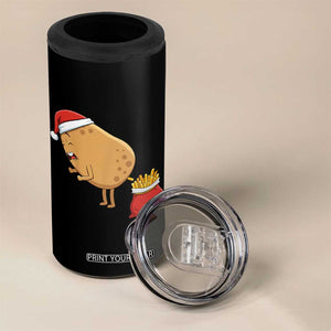 Funny French Fries Christmas 4 in 1 Can Cooler Tumbler Potato Food Eaters TS14 Print Your Wear