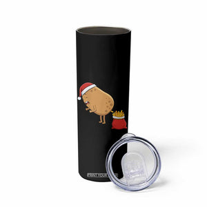 Funny French Fries Christmas Skinny Tumbler Potato Food Eaters TS14 Print Your Wear