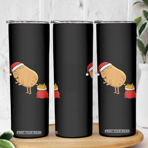 Funny French Fries Christmas Skinny Tumbler Potato Food Eaters TS14 Print Your Wear