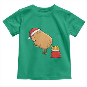 Funny French Fries Christmas Toddler T Shirt Potato Food Eaters TS14 Irish Green Print Your Wear